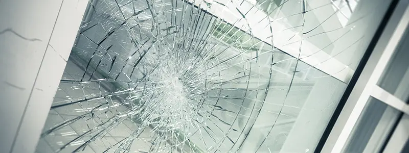 broken glass that needs repaired